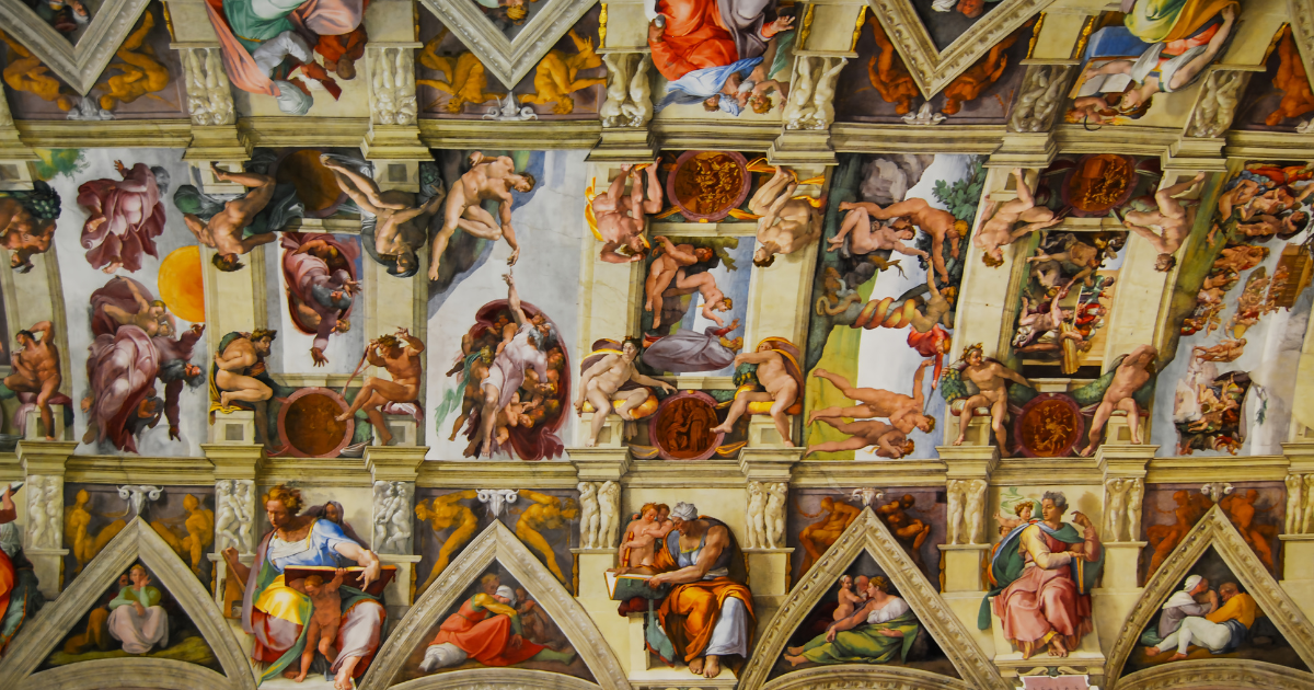 Afrescos e arte italiana